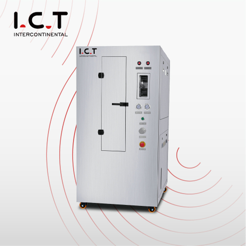 ICT-750 |Hoogwaardige stencilreinigingsmachine, volledig pneumatische PCB-reiniger