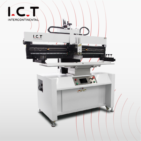ICT-P15 |Hoge snelheid SMT-stencilprintermachine Semi-automatisch model