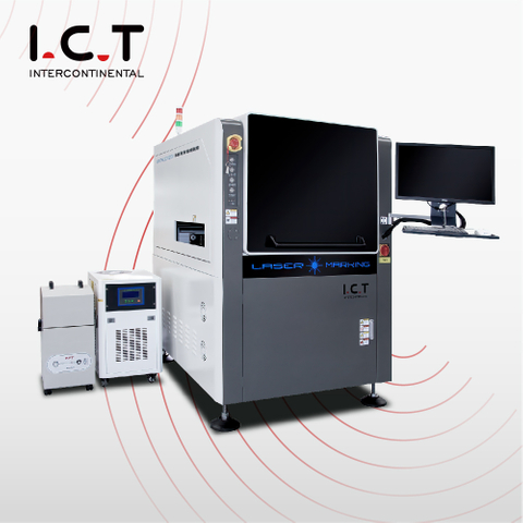ICT-510 |3D Laser Label Printing Machine Groene kleur Lasermarkeermachine