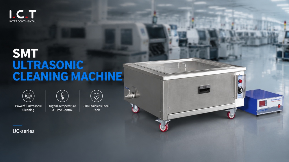 SMT Ultrasonic Cleaning Machine I.C.T UC-series SMT Ultrasone Reinigingsmachine ICT UC-serie
