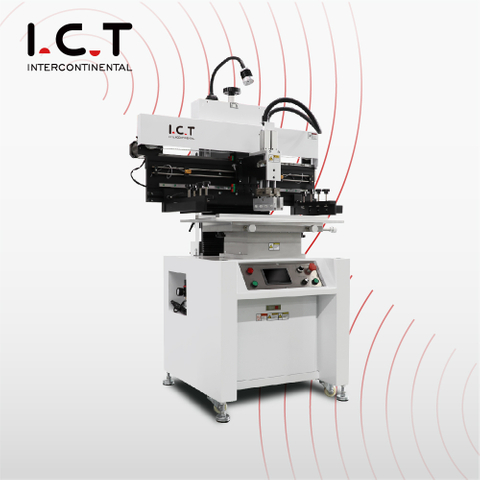 ICT-P6丨Semi-automatische SMD-soldeerpasta-drukmachine SMT-printer