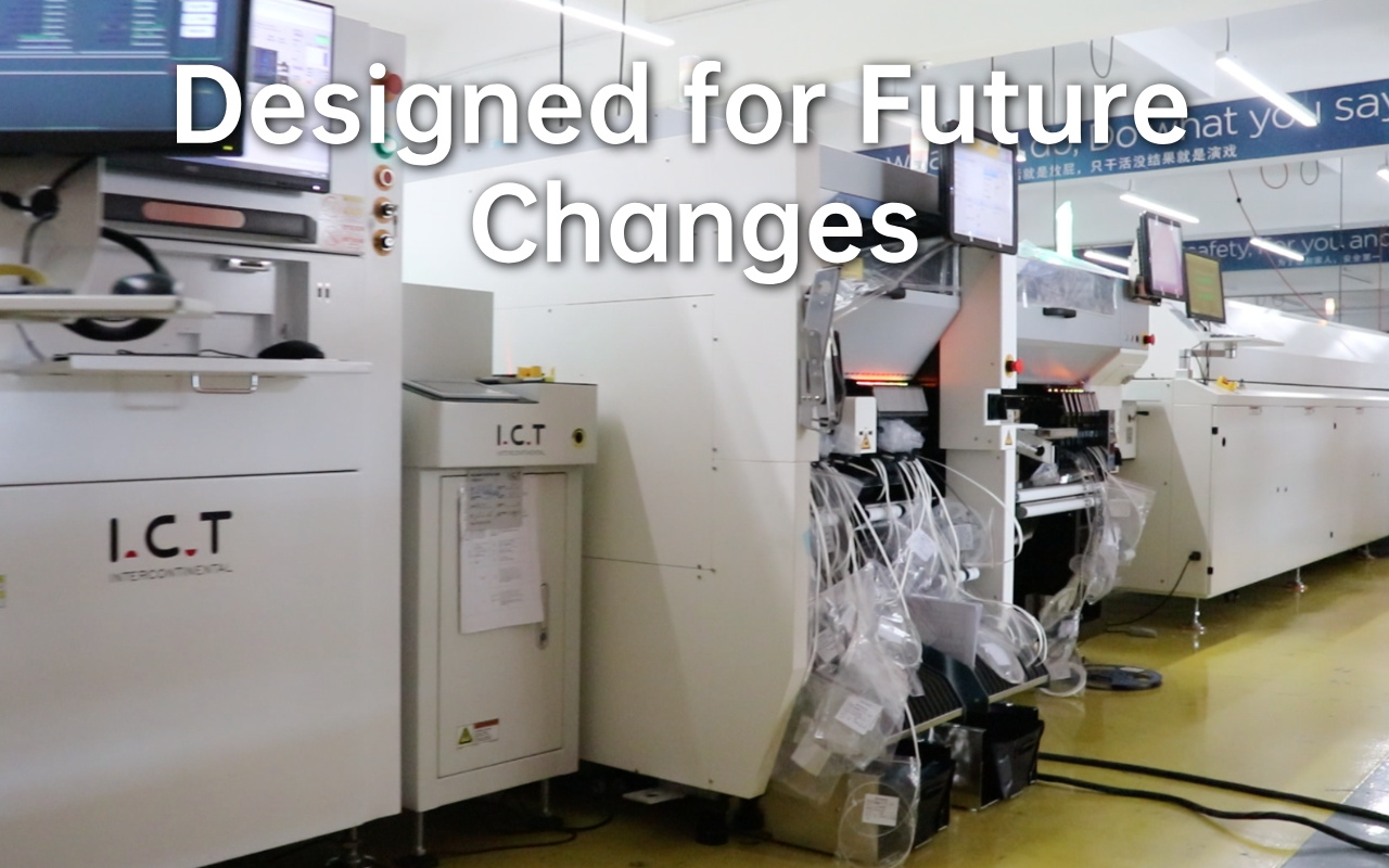 7. Designing the SMT Line for Future Flexibility 7. Het ontwerpen van de SMT-lijn voor toekomstige flexibiliteit