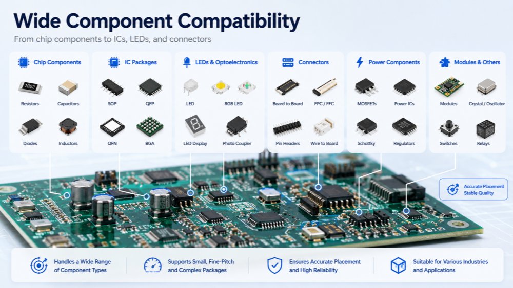 Wide component compatibility Brede componentcompatibiliteit