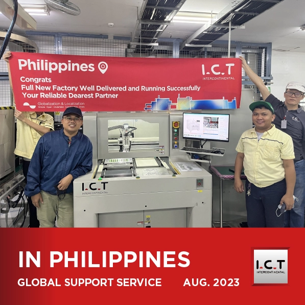 Technische ICT-ondersteuning voor PCBA-routermachine naar fabrikant van elektronische consumentenproducten in de Filippijnen