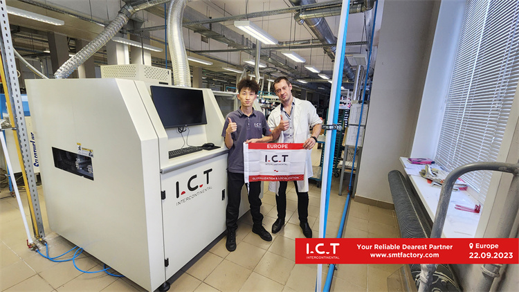 ICT -selectieve golf soldeermachine voor auto -elektronica