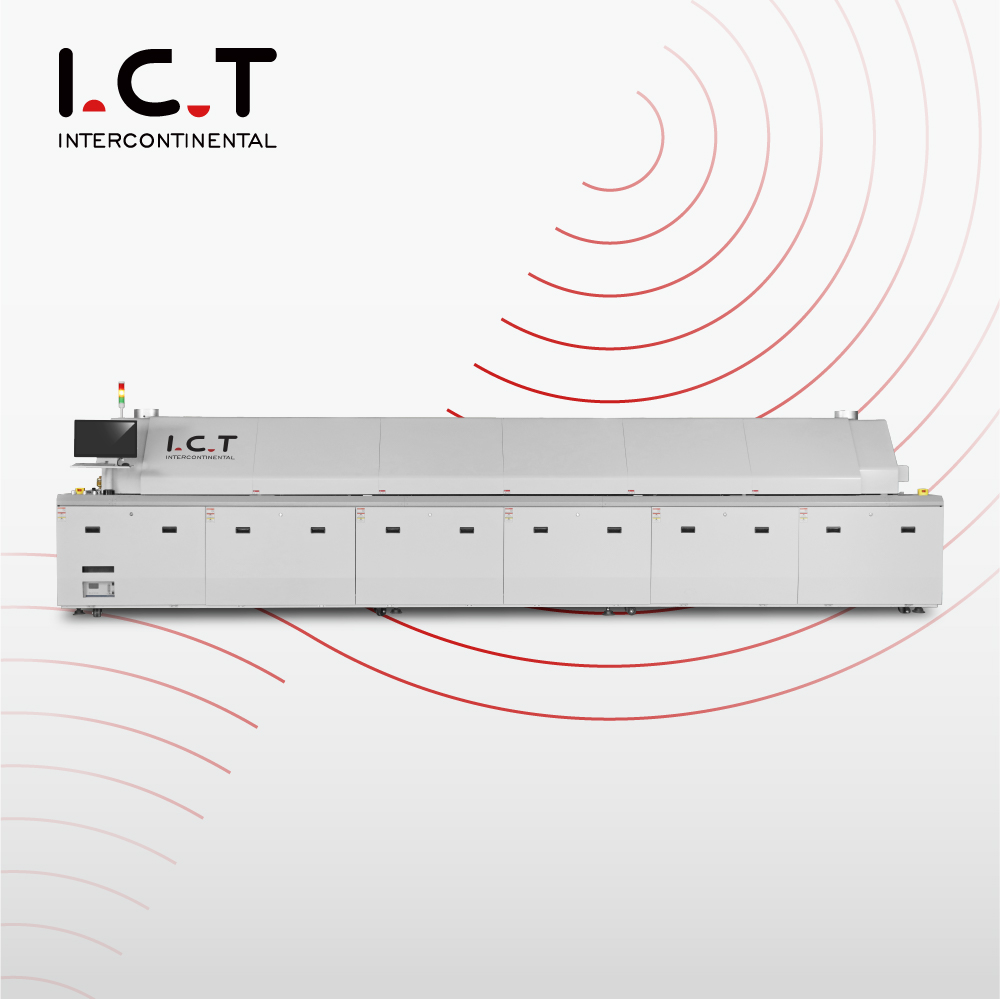  ICT-L8 |SMD Reflow-soldeeroven SMT-machine voor SMT-lijn