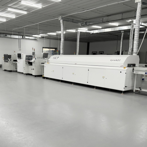 ICT | 9 Zones SMT Infrarood Reflow Oven SMT Assemblagemachine Prijs