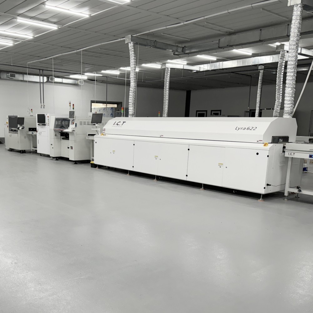 ICT | 9 Zones SMT Infrarood Reflow Oven SMT Assemblagemachine Prijs