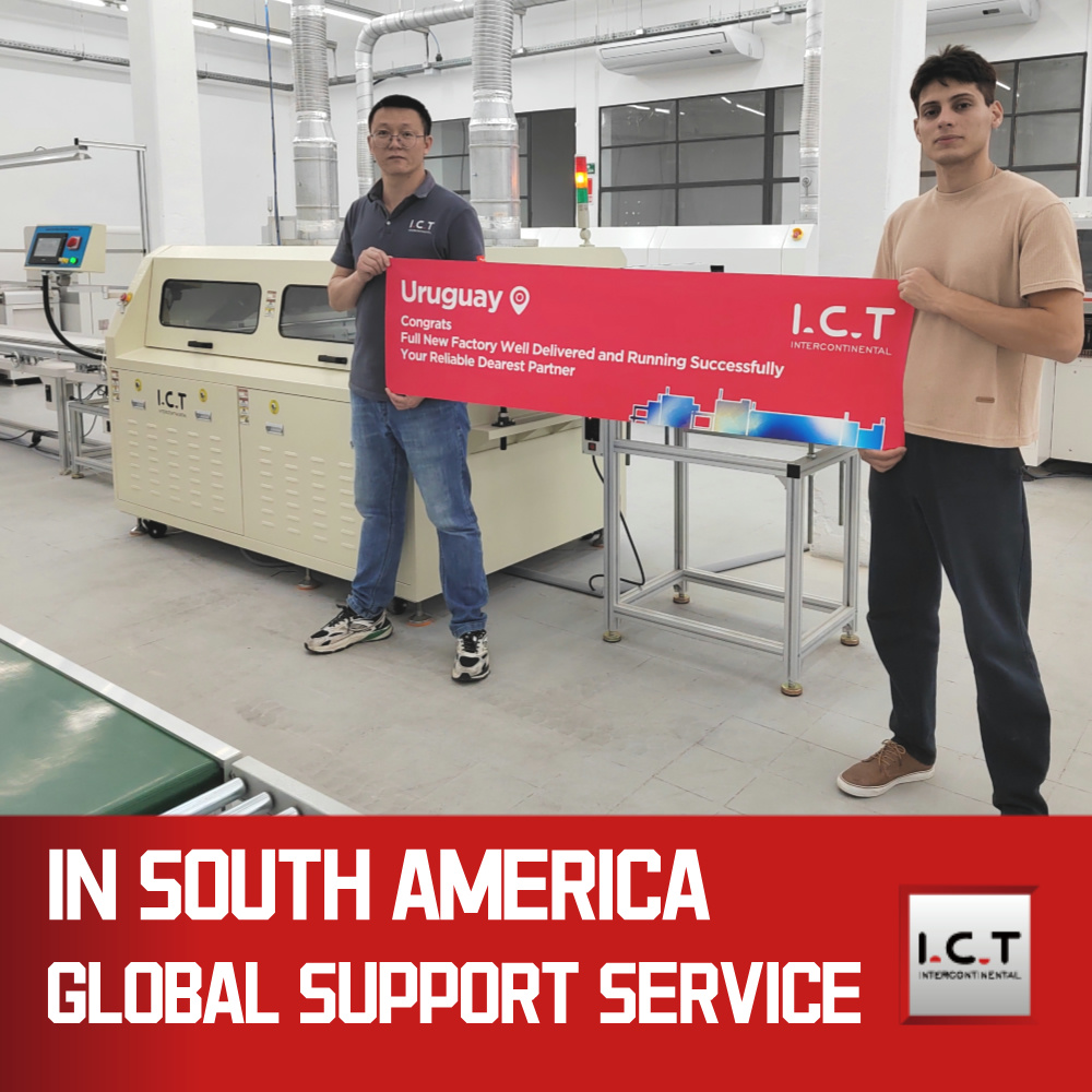 ICT | SMT DIP-golfsoldeermachine PCB-golfsoldeersysteem