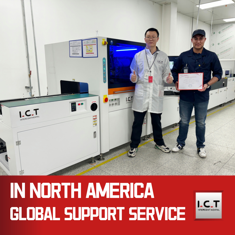 ICT | SMT dubbele digitale conforme coatingmachine PCB-productielijn