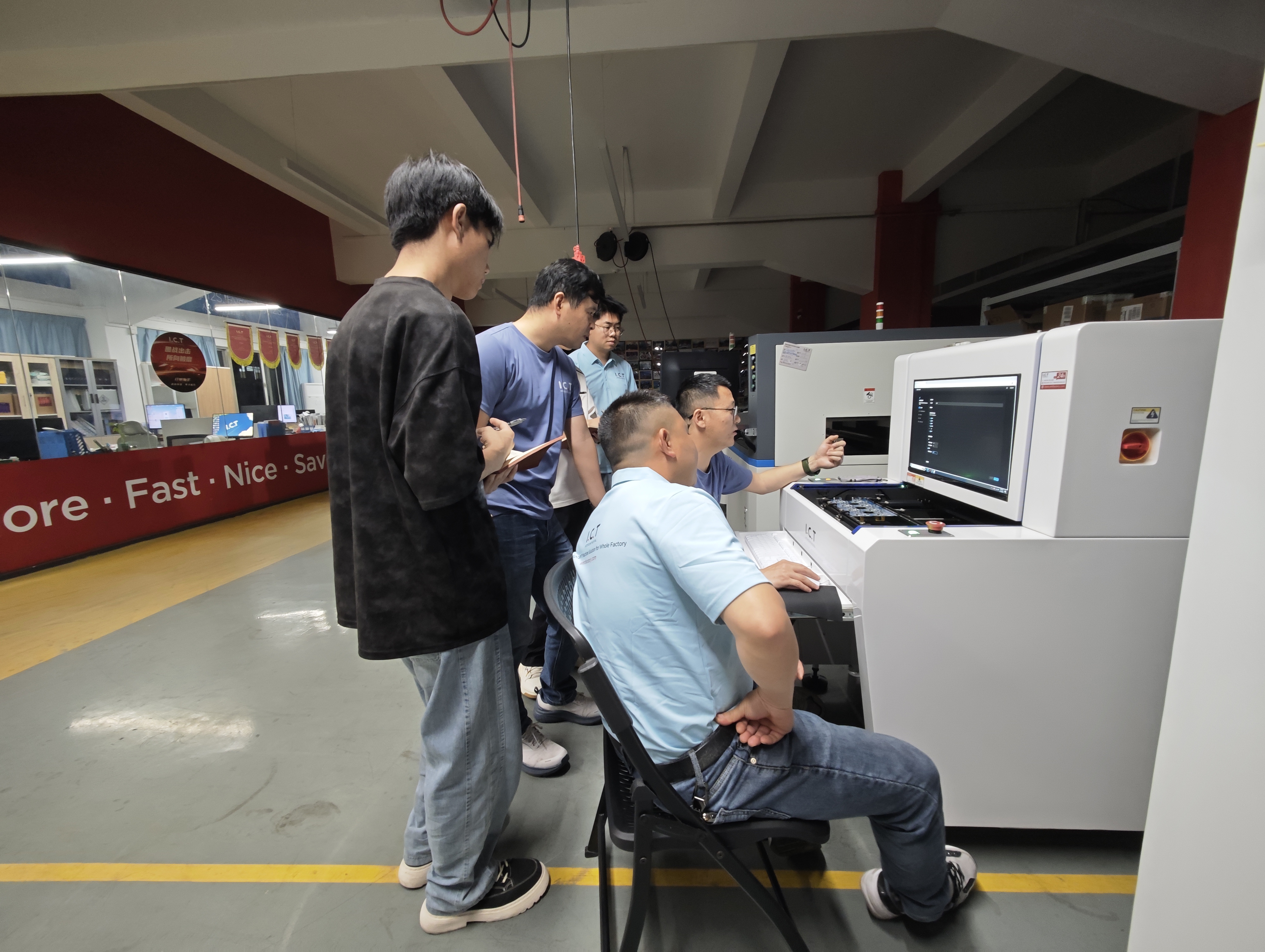 Offline AOI-training op het ICT-V8-systeem