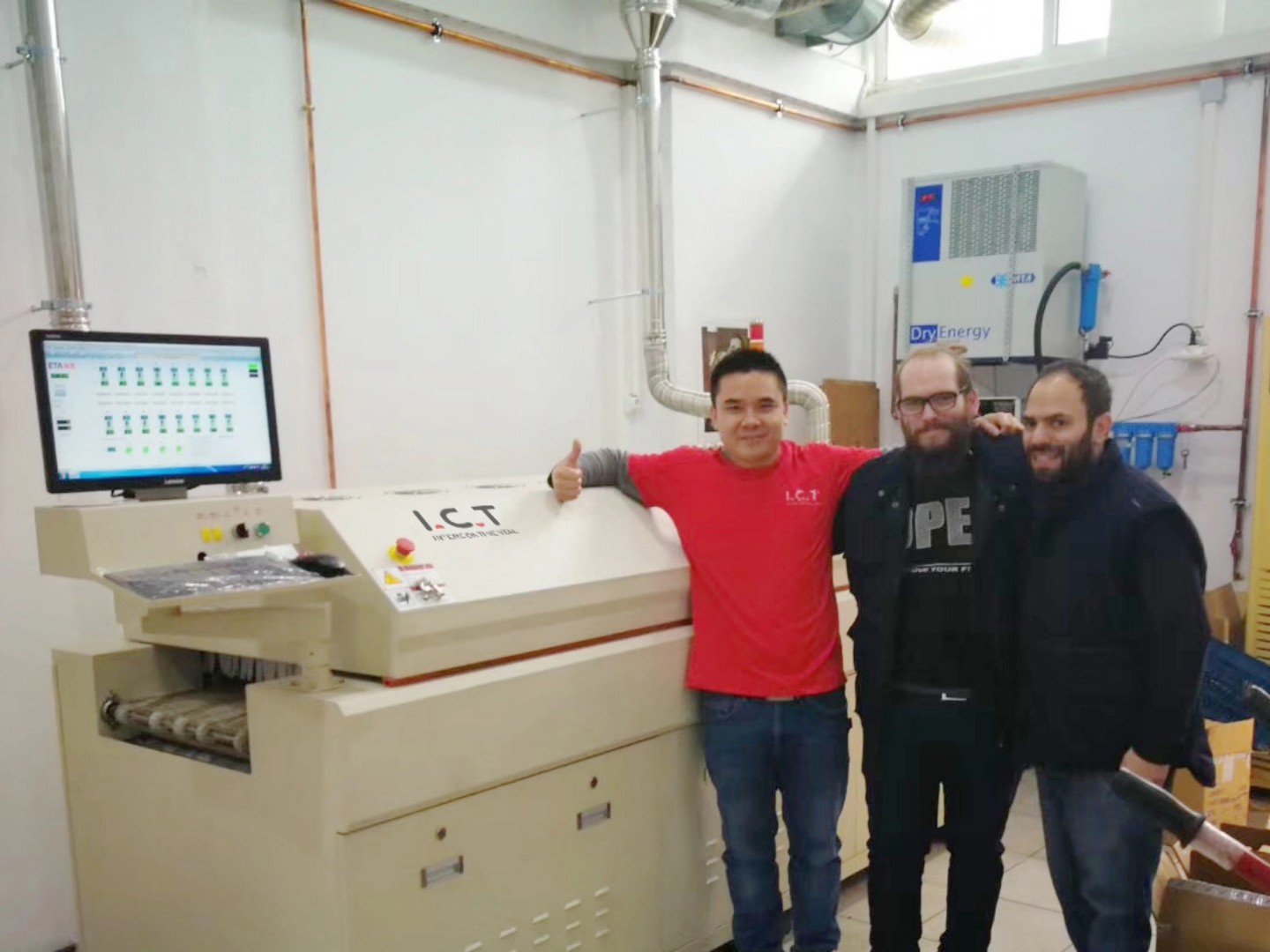 volautomatische smt ai productielijn pcb