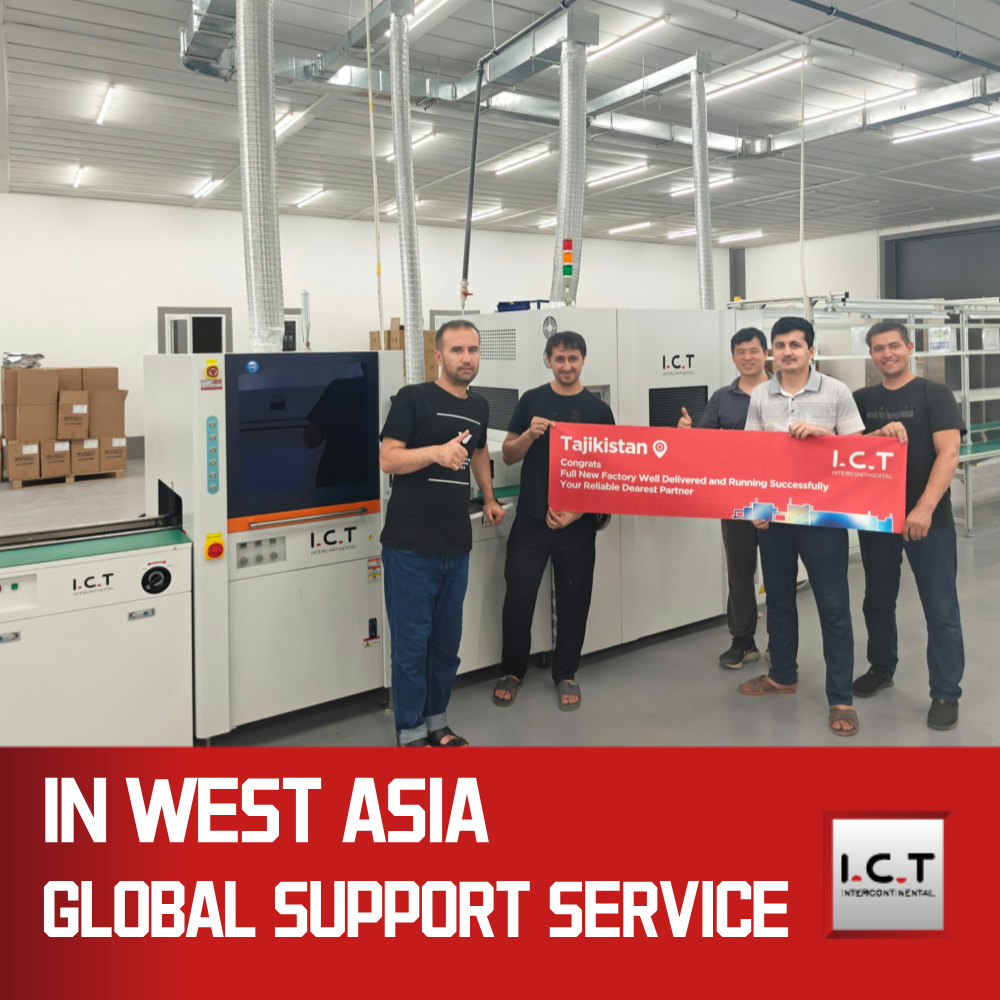 ICT | SMT dubbele digitale conforme coatingmachine PCB-productielijn