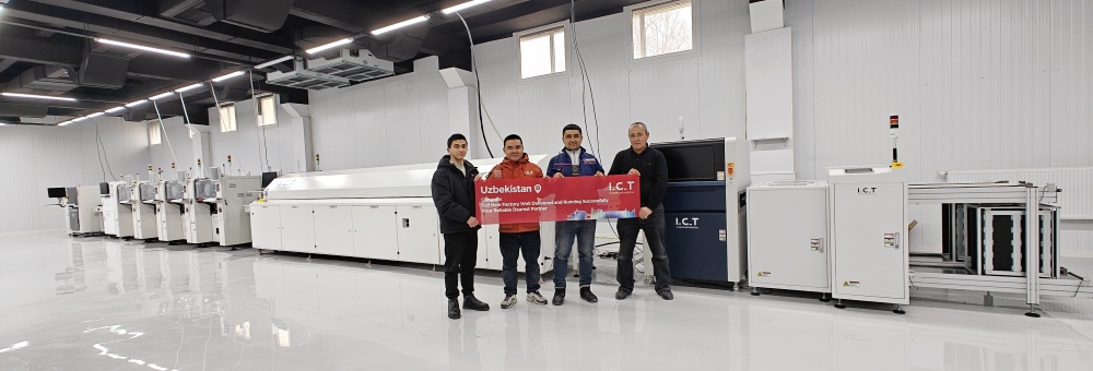 ICT SMT en DIP Line technische ondersteuning in Oezbekistan