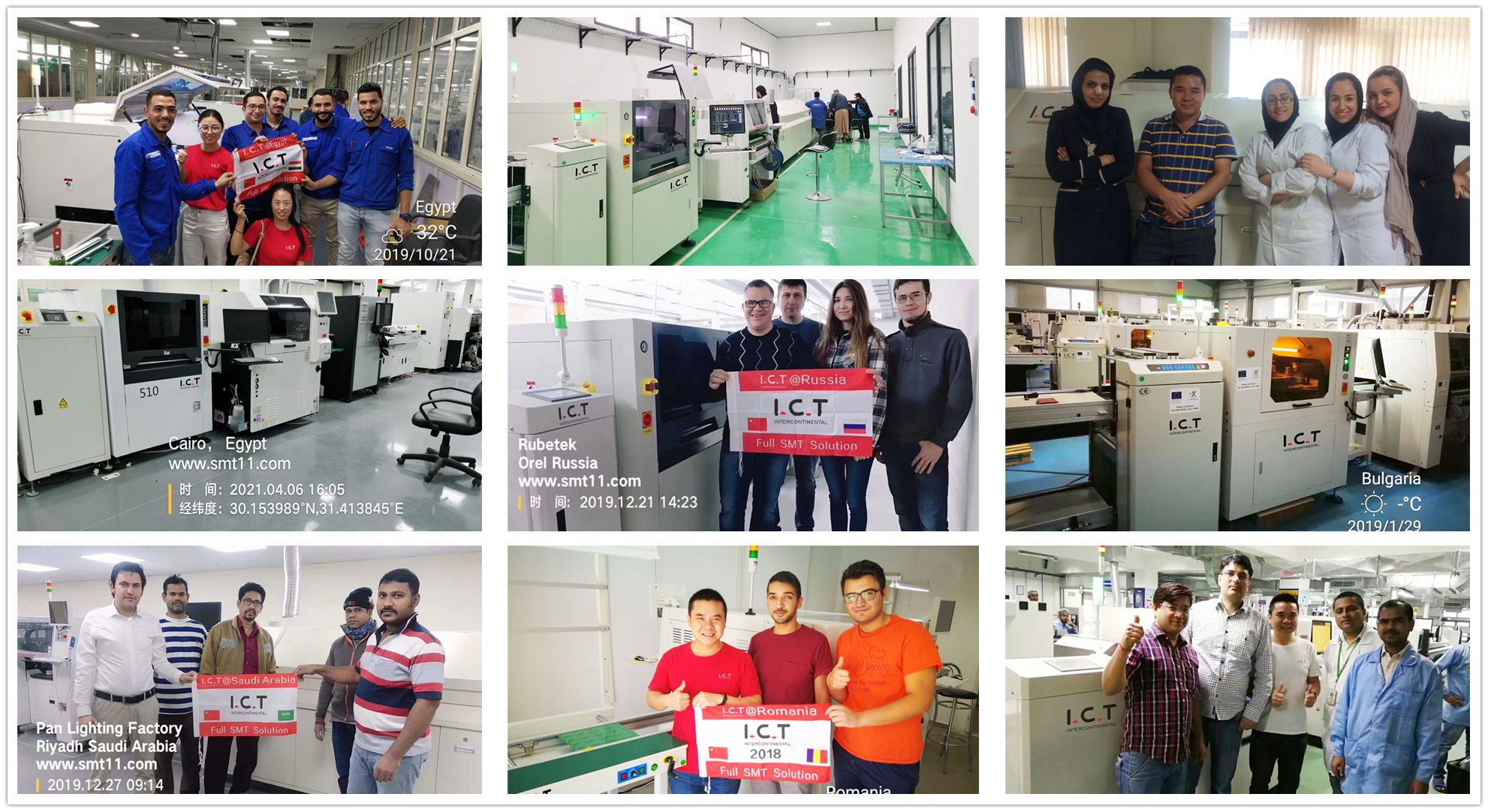 ICT Global Service smt-productielijn