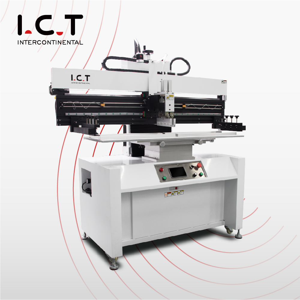 Automatische roestvrijstalen stencilprinter SMT Vision-soldeerpastafunctie