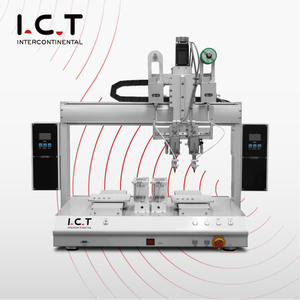 ICT |Speelgoed-PCB cartesisch Automatische led-spotsoldeerrobot Machinebatterij