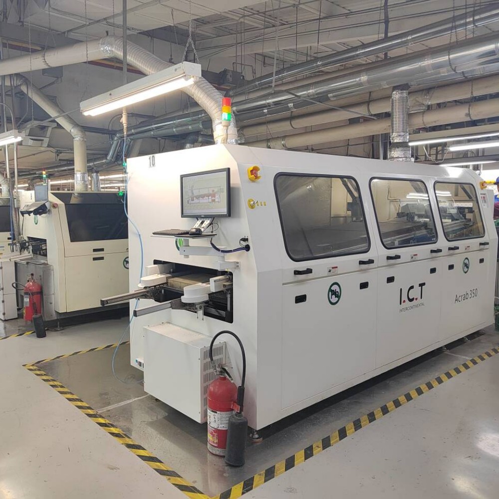 ICT | Acrab 350/450 Wave-soldeermachine Dubbele kop DIP-soldeermachine