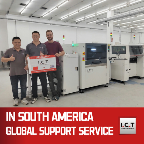 ICT | Geautomatiseerde Smt Board Stacker-inspectietransportband