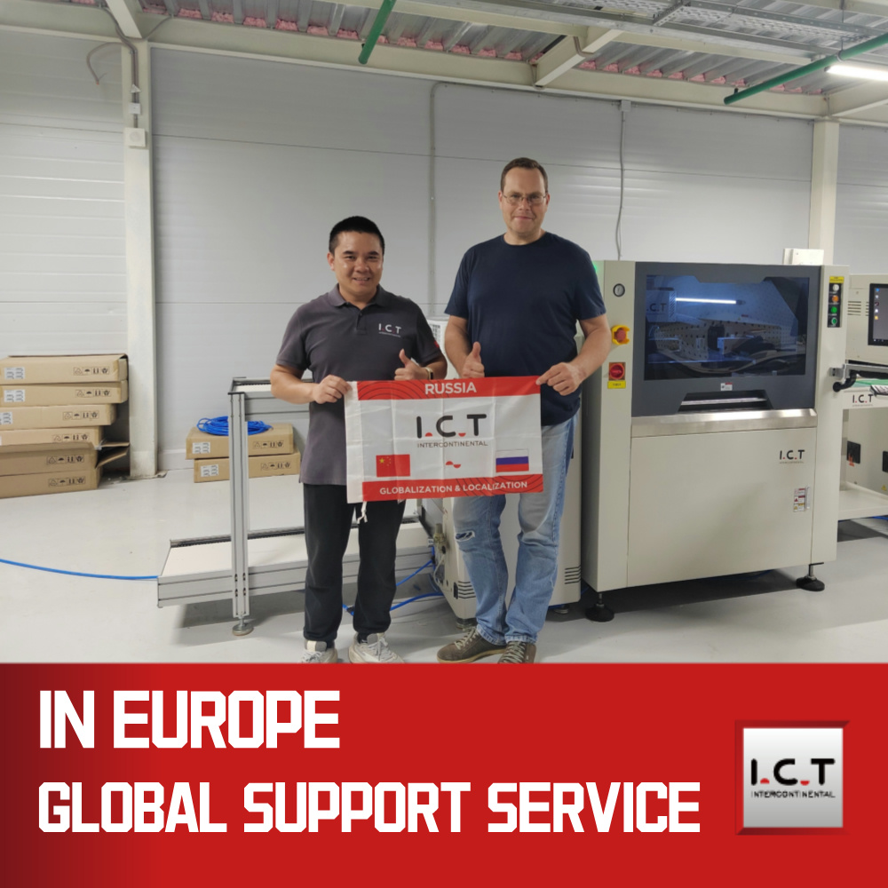 Volautomatische SMT PCB-schermstencilprintermachine Automatisch model ICT-5151 