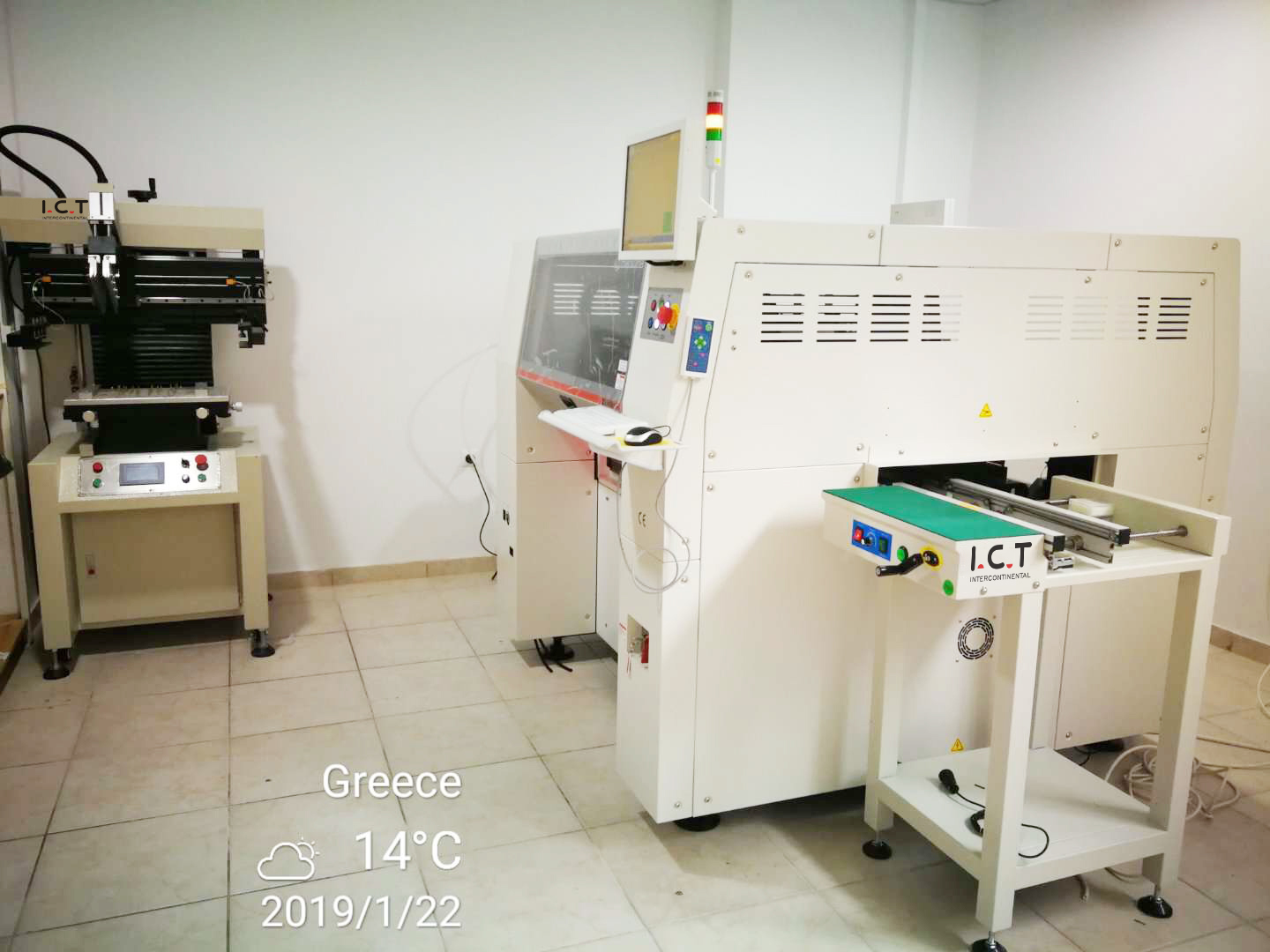 smt machine productielijn geleid
