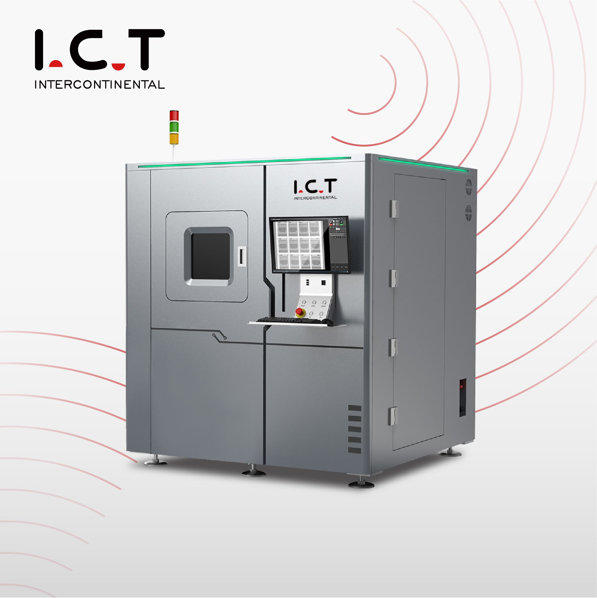 Geavanceerde 3D-röntgeninspectie Online systeem PCB SMT-inspectiemachine