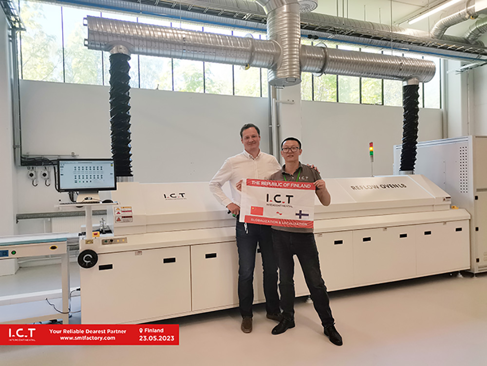 Finland Klantfabriek reflow-oven