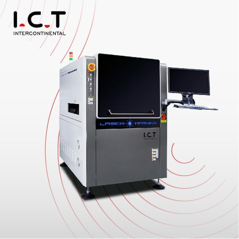 ICT |SMT PCB tweedimensionale qr-code lasermarkeermachine 20w Prijs