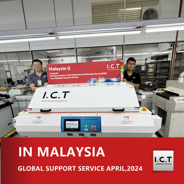 ICT Wereldwijde technische ondersteuning voor op maat gemaakte Refollow-oven in Maleisië
