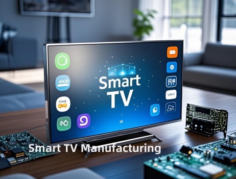 One-stop slim fabrieksoplossing voor smart tv-productie