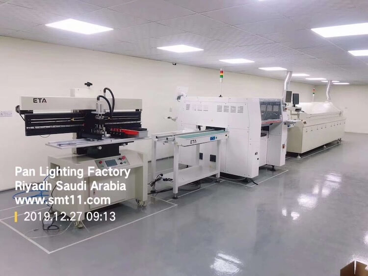led niet-standaard automatische assemblagelijn smt ai