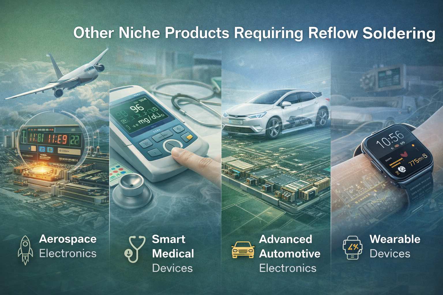 5. Andere nicheproducten waarvoor reflow-solderen vereist is