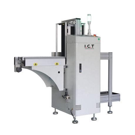 ICT |Automatische SMT Dual PCB Board-stapellader en horizontale ontlader