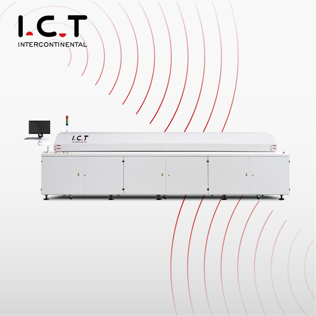 ICT-Lyra733N |Modulair ontwerp hetelucht-SMT-reflowoven