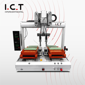 ICT | Automatisch Tweekoppige dubbele soldeer-soldeerrobot Elektronische kits
