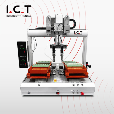 ICT | Inline Automatische soldeerpasta-dispenserrobot Itc