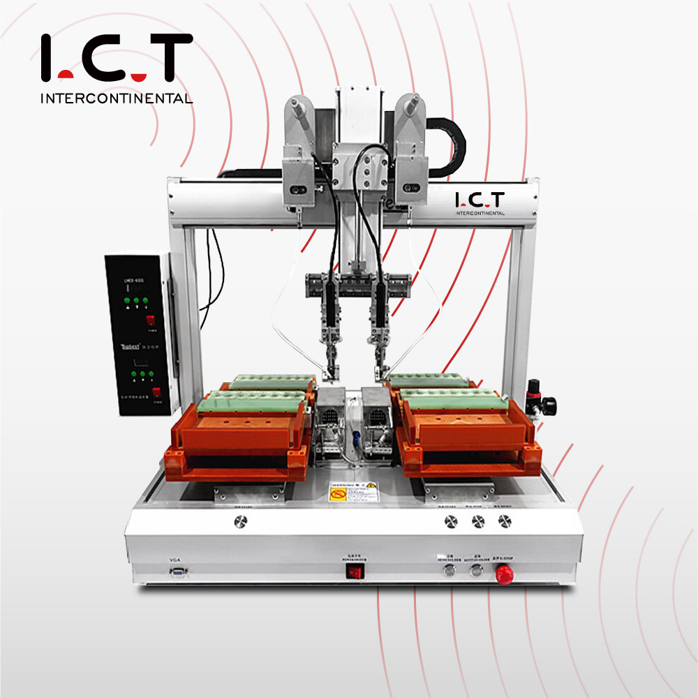ICT |Speelgoed-PCB cartesisch Automatische led-spotsoldeerrobot Machinebatterij