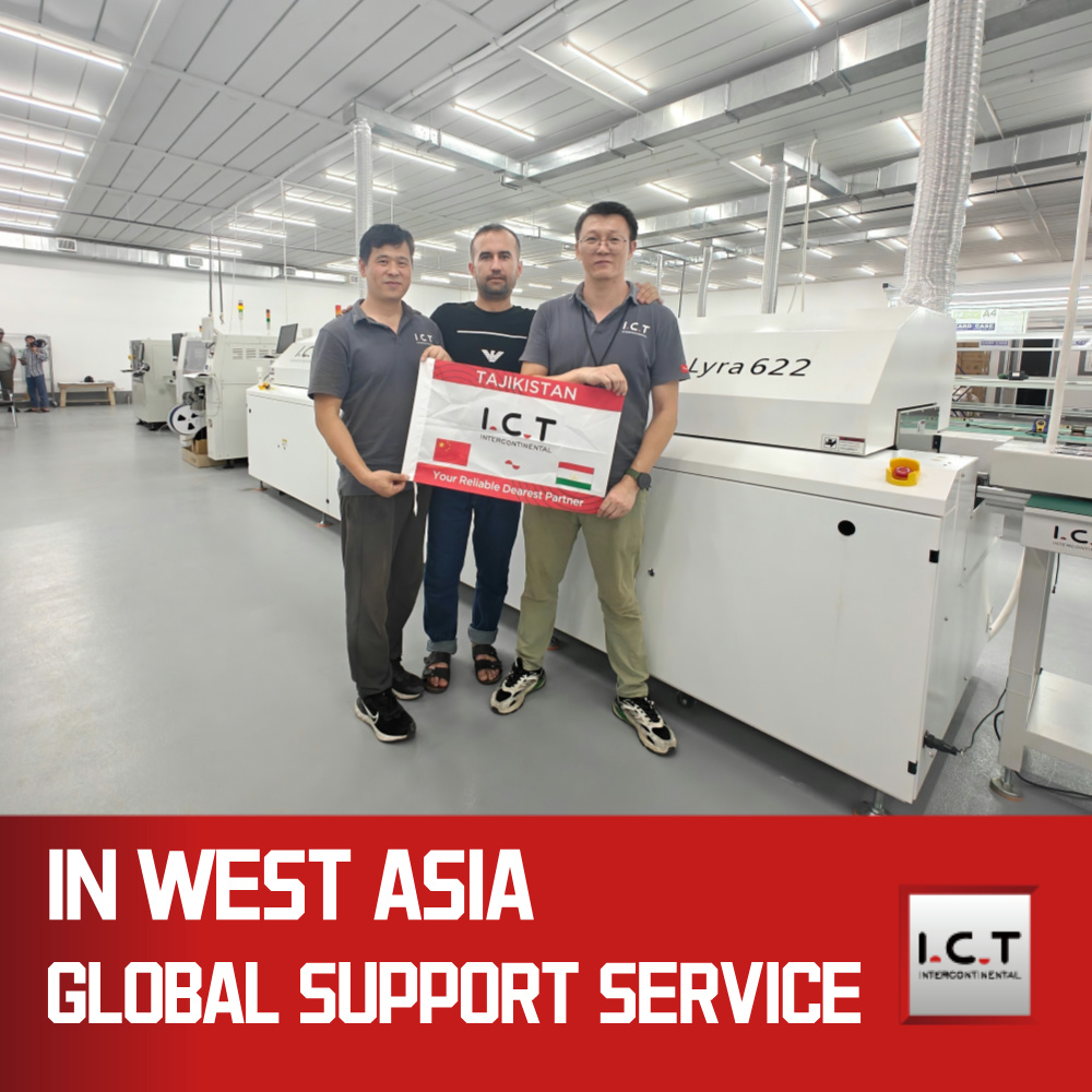 ICT | SMT Machine Reflow Oven en Wave Soldeer Dompelcomponenten Machine 