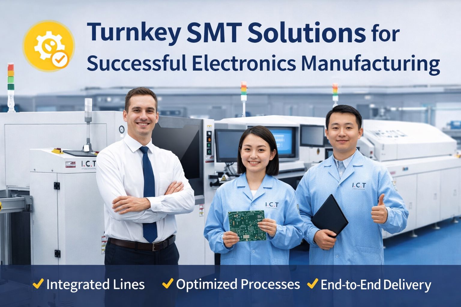 1. Kerncomponenten van een ICT-turnkey SMT-productielijn