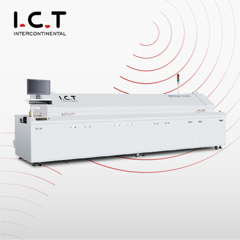 ICT |Hoogwaardige reflow-oven met 5 zones, 6 zones, 8 zones, 12 zones