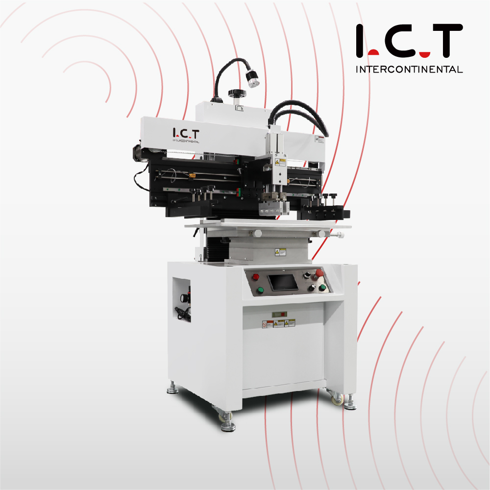 ICT SMT semi-automatische stencilprinter soldeerpasta drukmachine