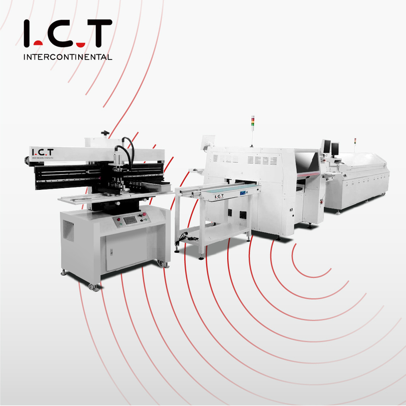 ICT |Snelle flexibele semi-automatische SMD PCBA-productielijn