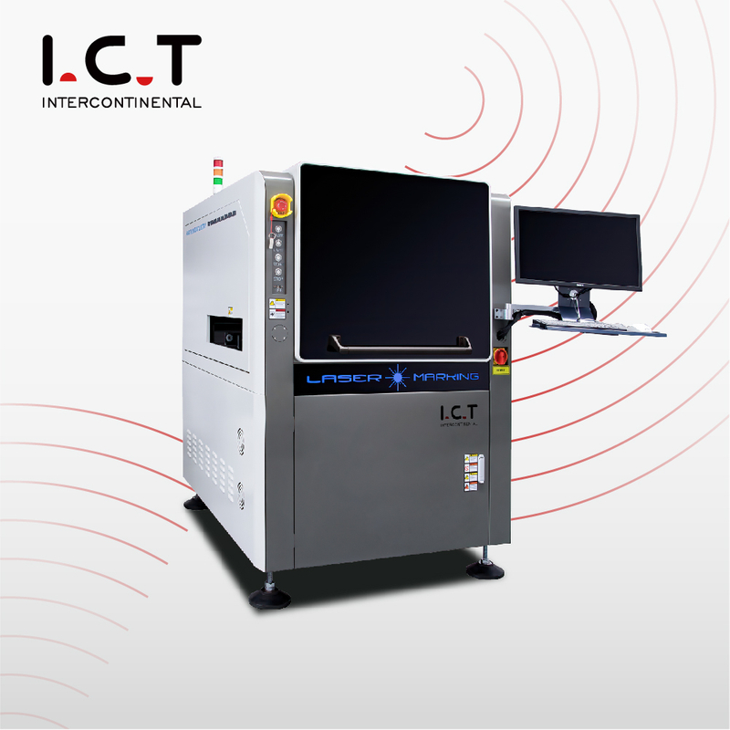 ICT |Vezellaserdruk Markeermachine Autofocus 20w 30w 50w 70w 100w