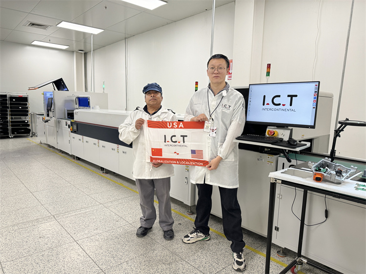 PCB conforme coatinglijn met retourfunctie in Mexico