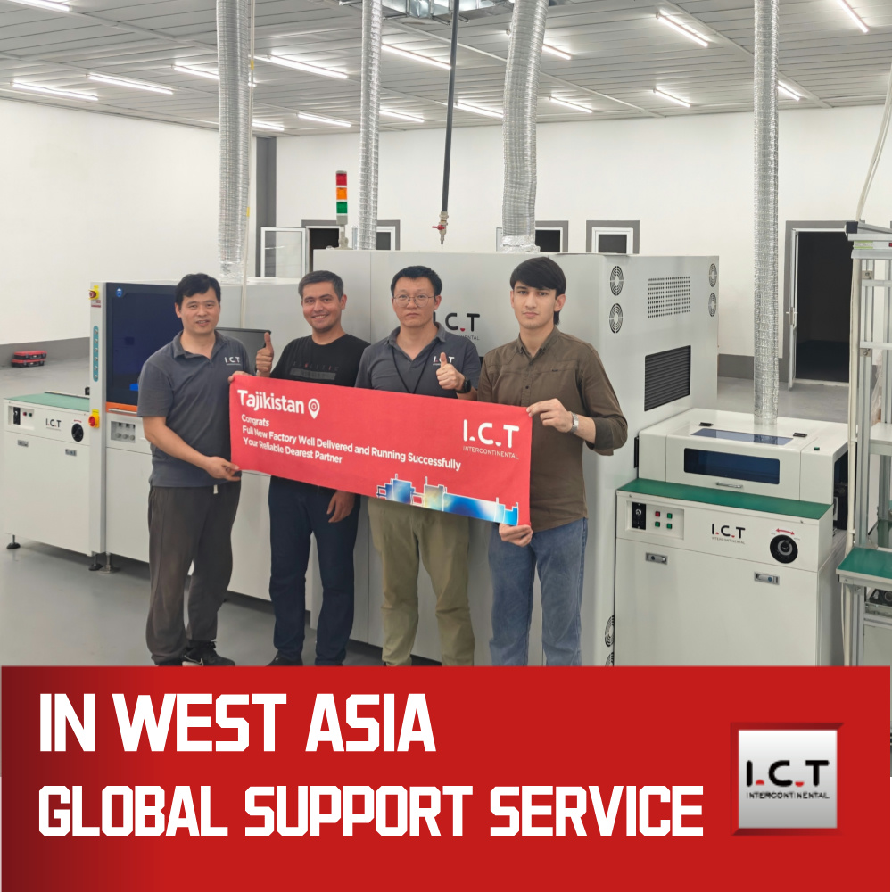 ICT | PCB-ontstapelaartransportband SMT 500m led-transportband 