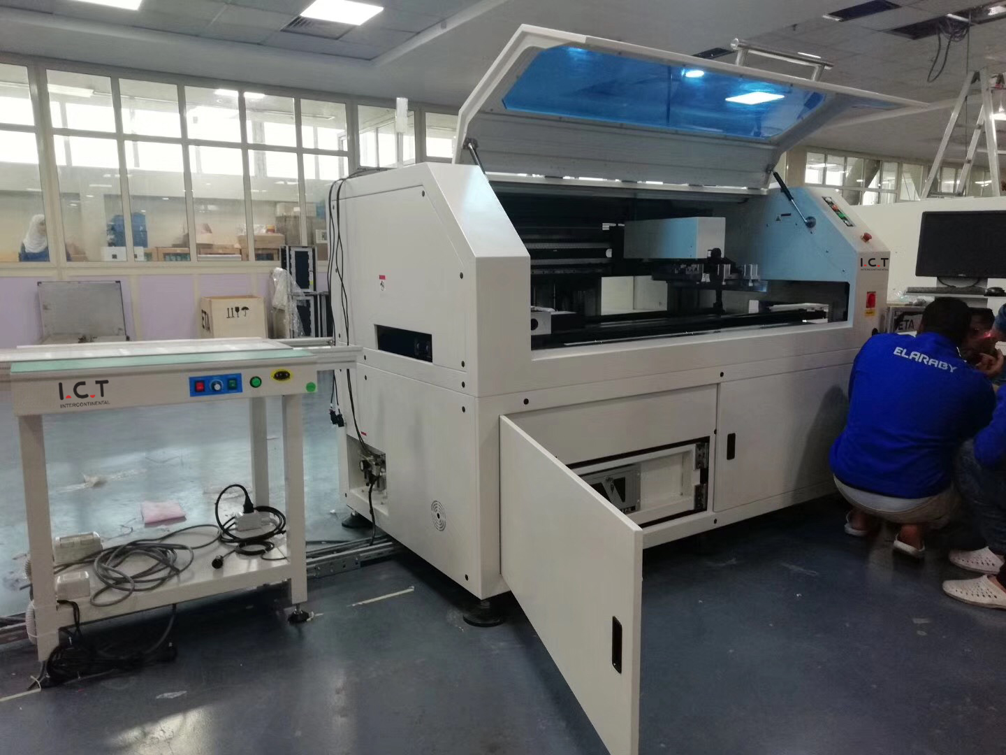 Gehele semi-automatische SMT PCBA-productielijn
