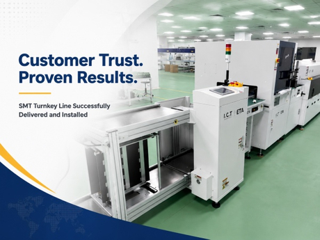 I.C.T Delivers SMT Line in India.jpg