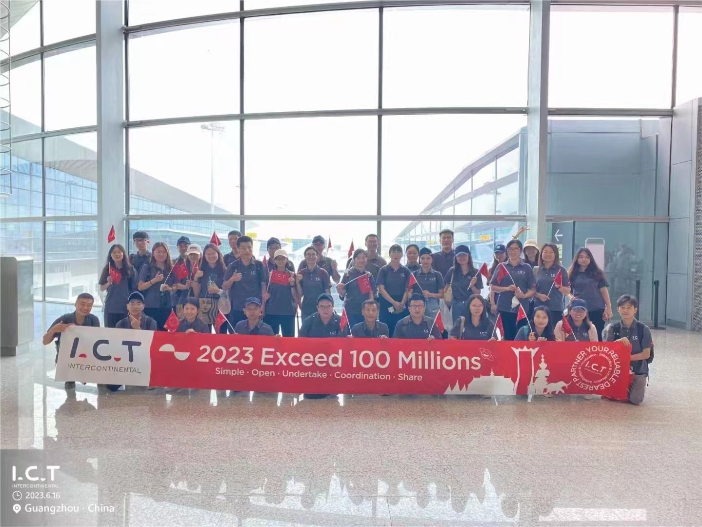 ICT-TEAM op de luchthaven