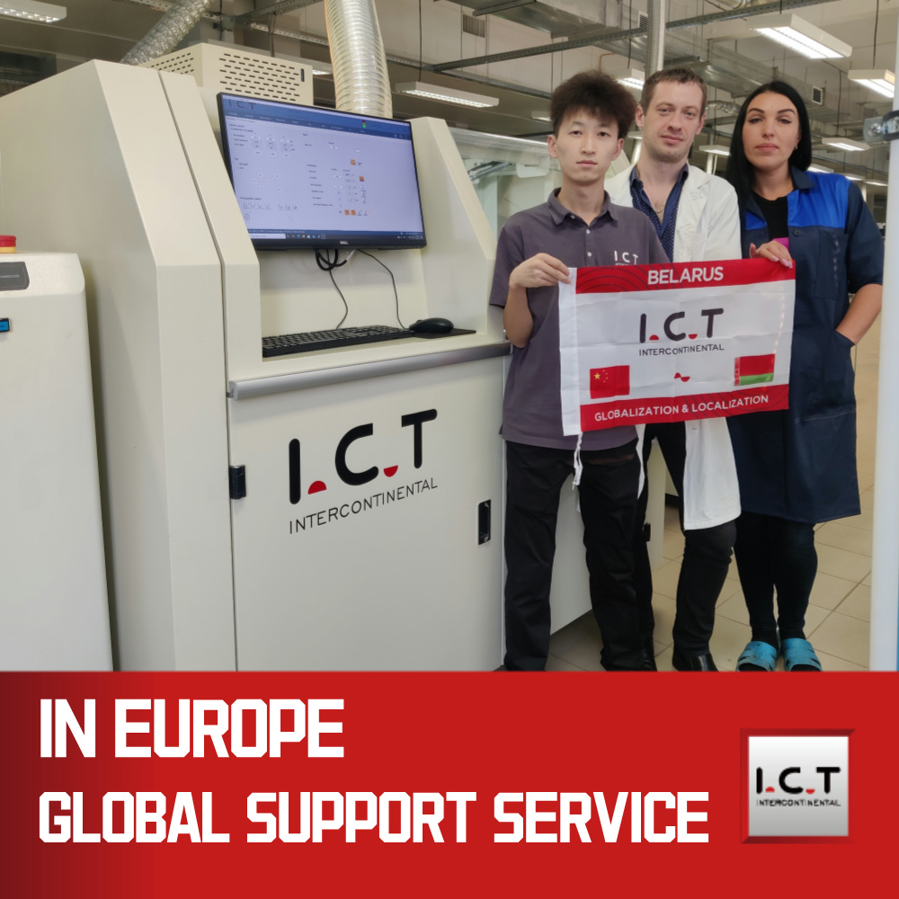 ICT | Desktop selectieve THT offline golfsoldeermachine PCB