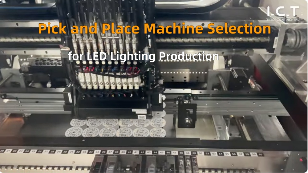 Pick-and-place voor de productie van LED-verlichting